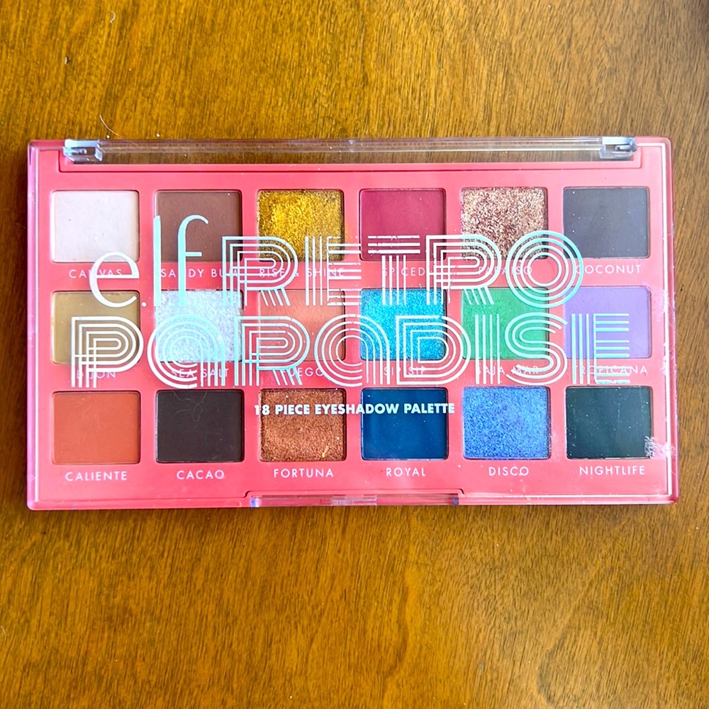 Elf retro paradise eyeshadow palette